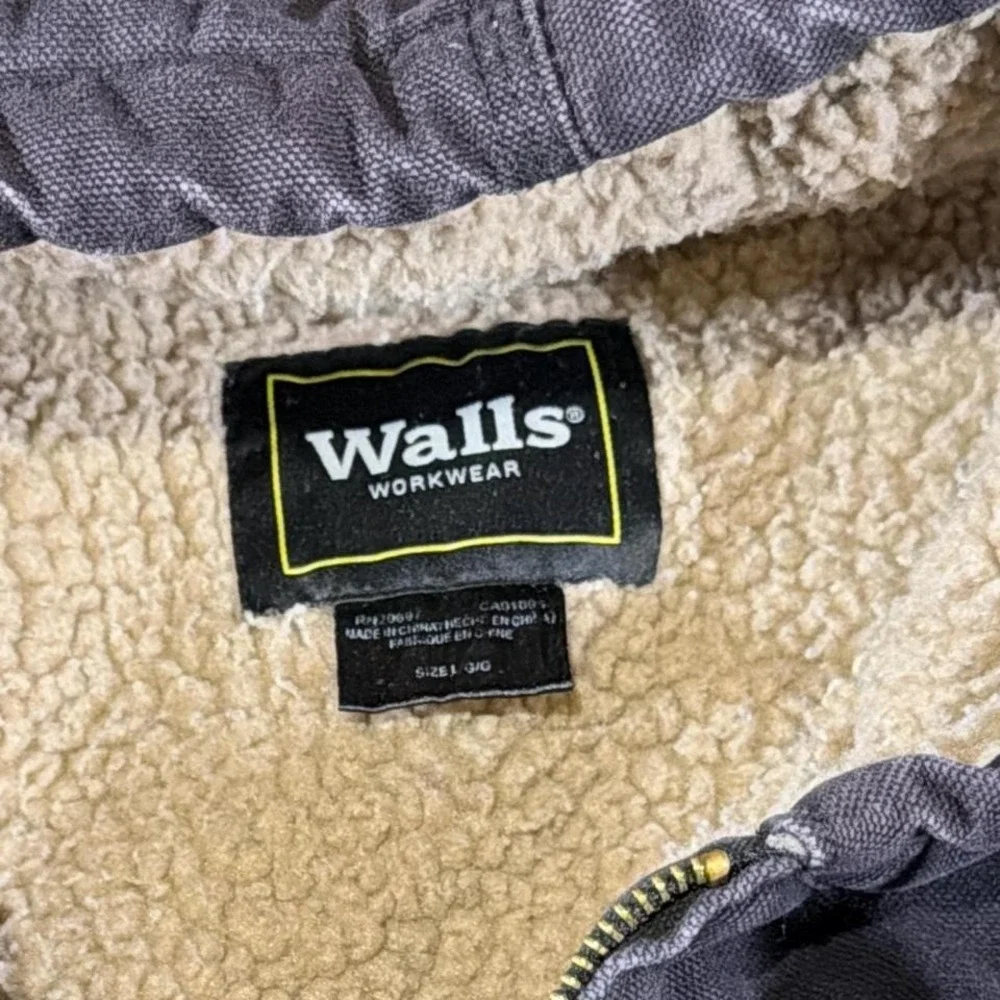 Walls Workwear Sherpa Lined Hooded Jacket |‎ Brown | Large